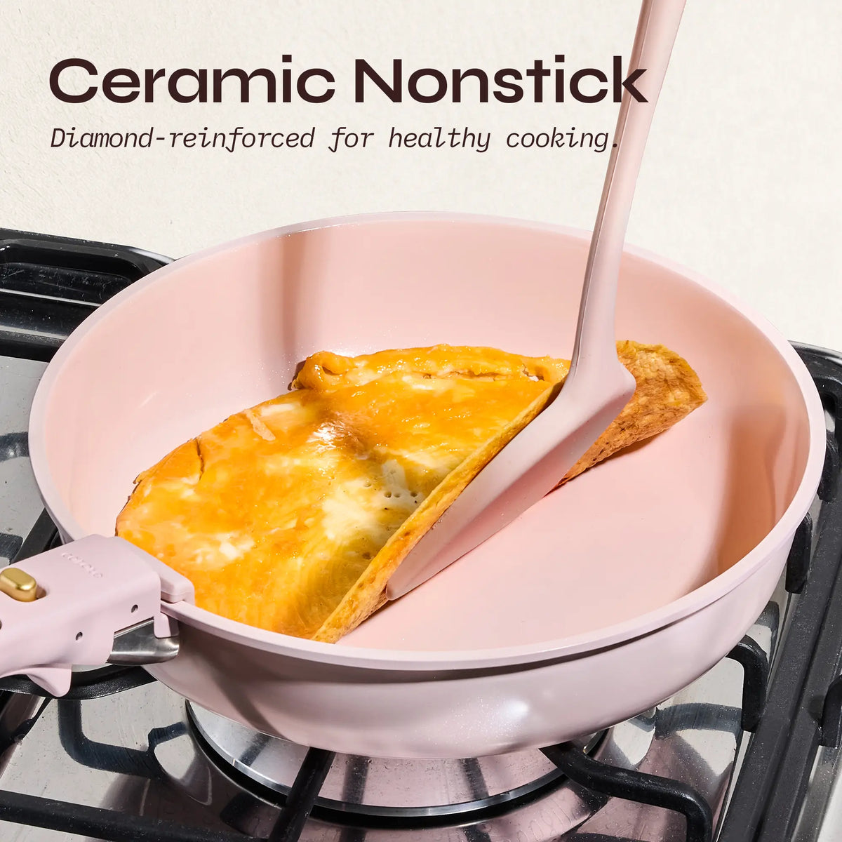20Pcs Ceramic Cookware Set Stand-Up Lid with Detachable Handle Set, Non Stick Pots and Pans Set Non Toxic, PFAS Free